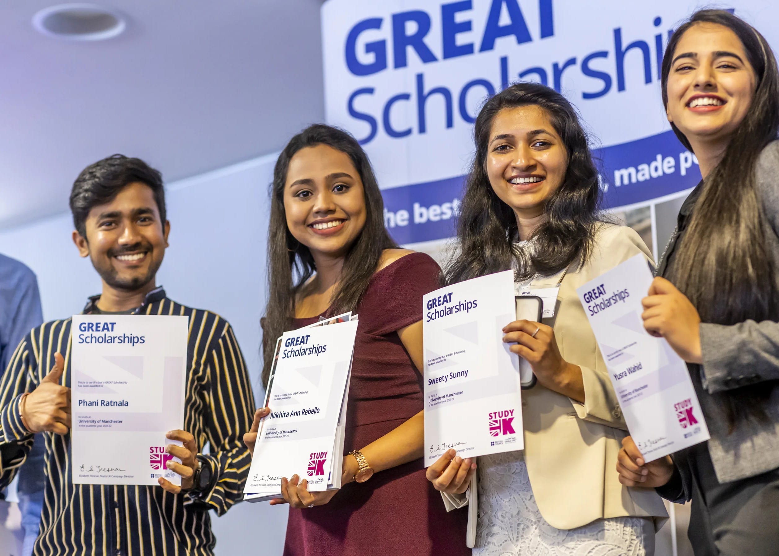 GREAT Scholarships 2026–27 for Postgraduate Study in the UK