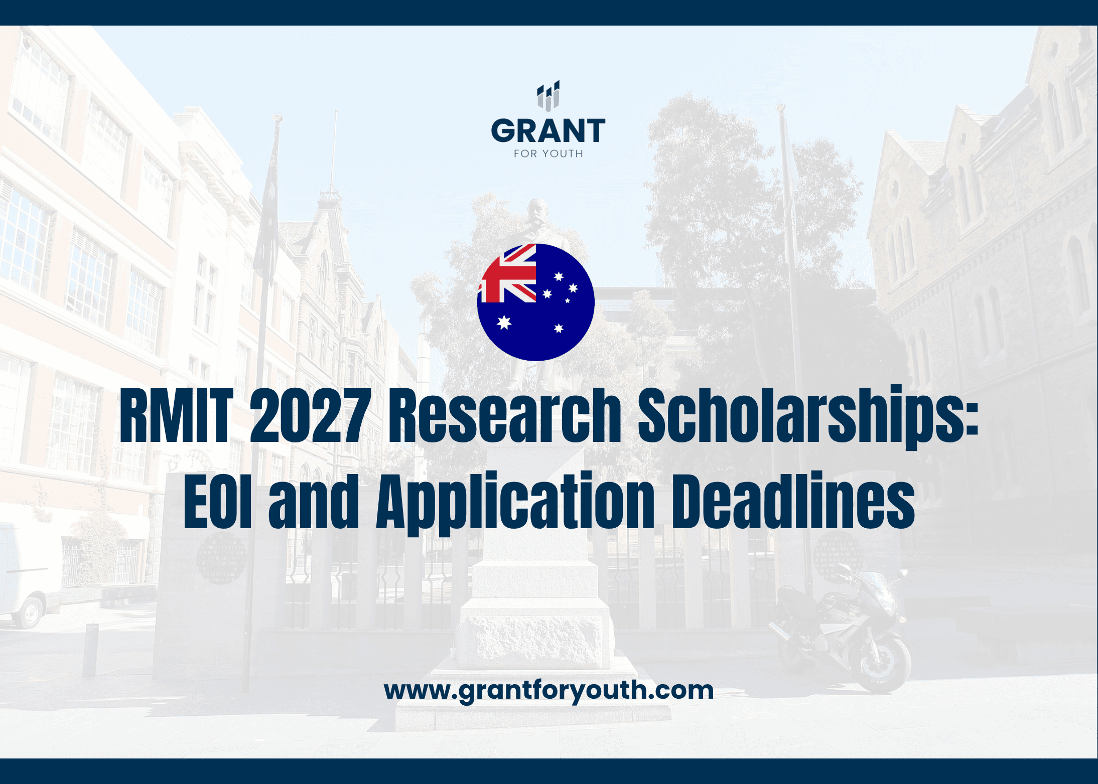 RMIT 2027 Research Scholarships: EOI and Application Deadlines