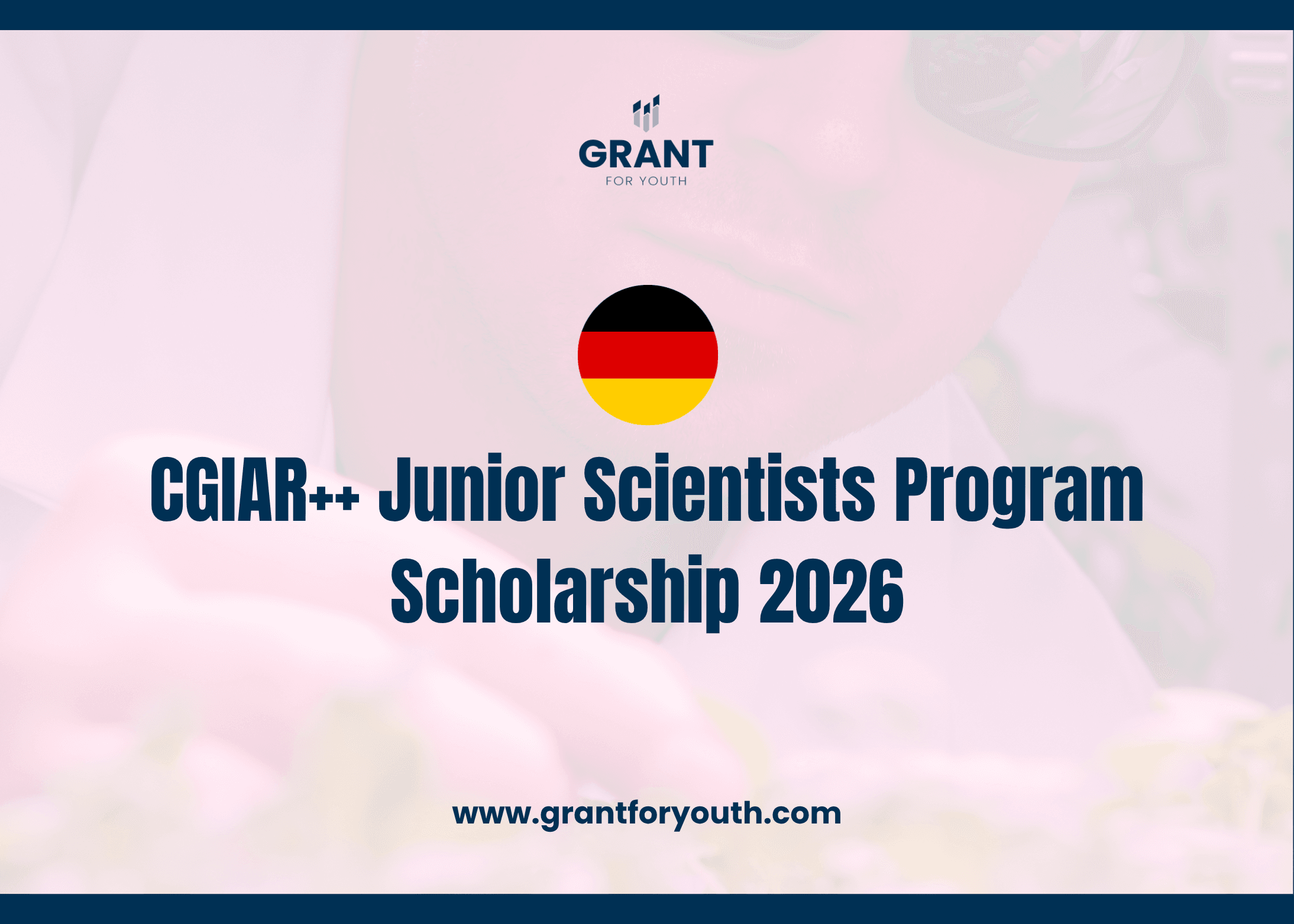 CGIAR++ Junior Scientists Program Scholarship 2026