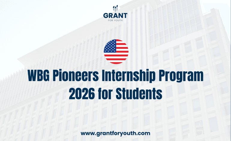 WBG Pioneers Internship Program 2026 for Students