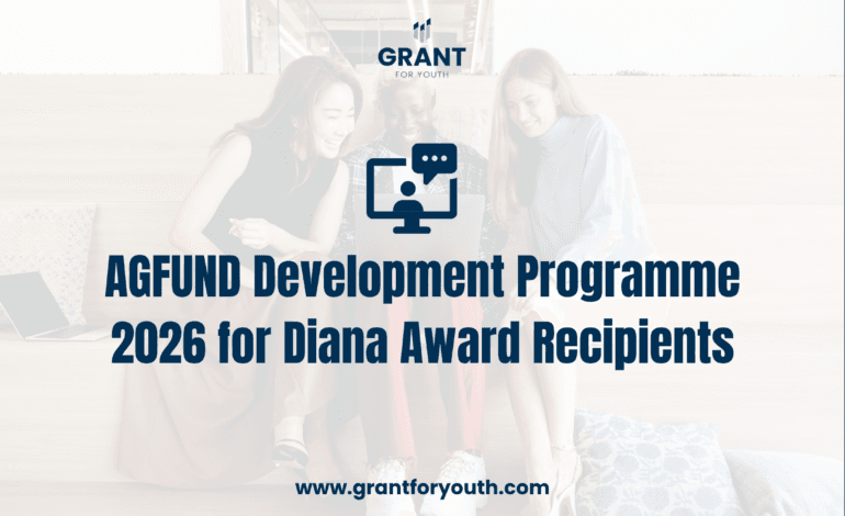 AGFUND Development Programme 2026 for Diana Award Recipients in Africa