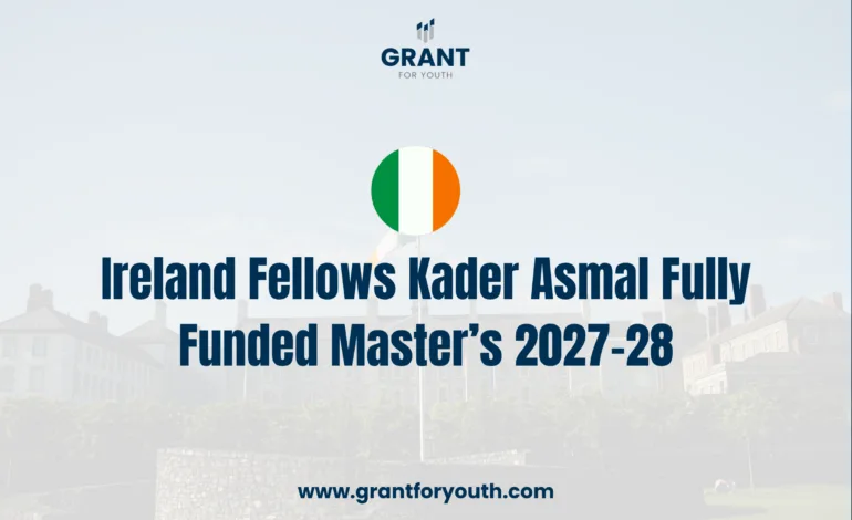 Kader Asmal Fellowship Programme 2027 in Ireland