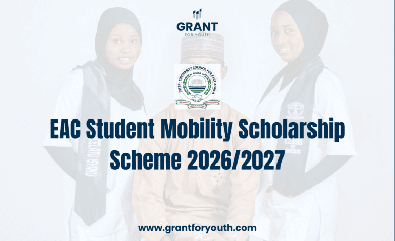 EAC Student Mobility Scholarship Scheme 2026/2027