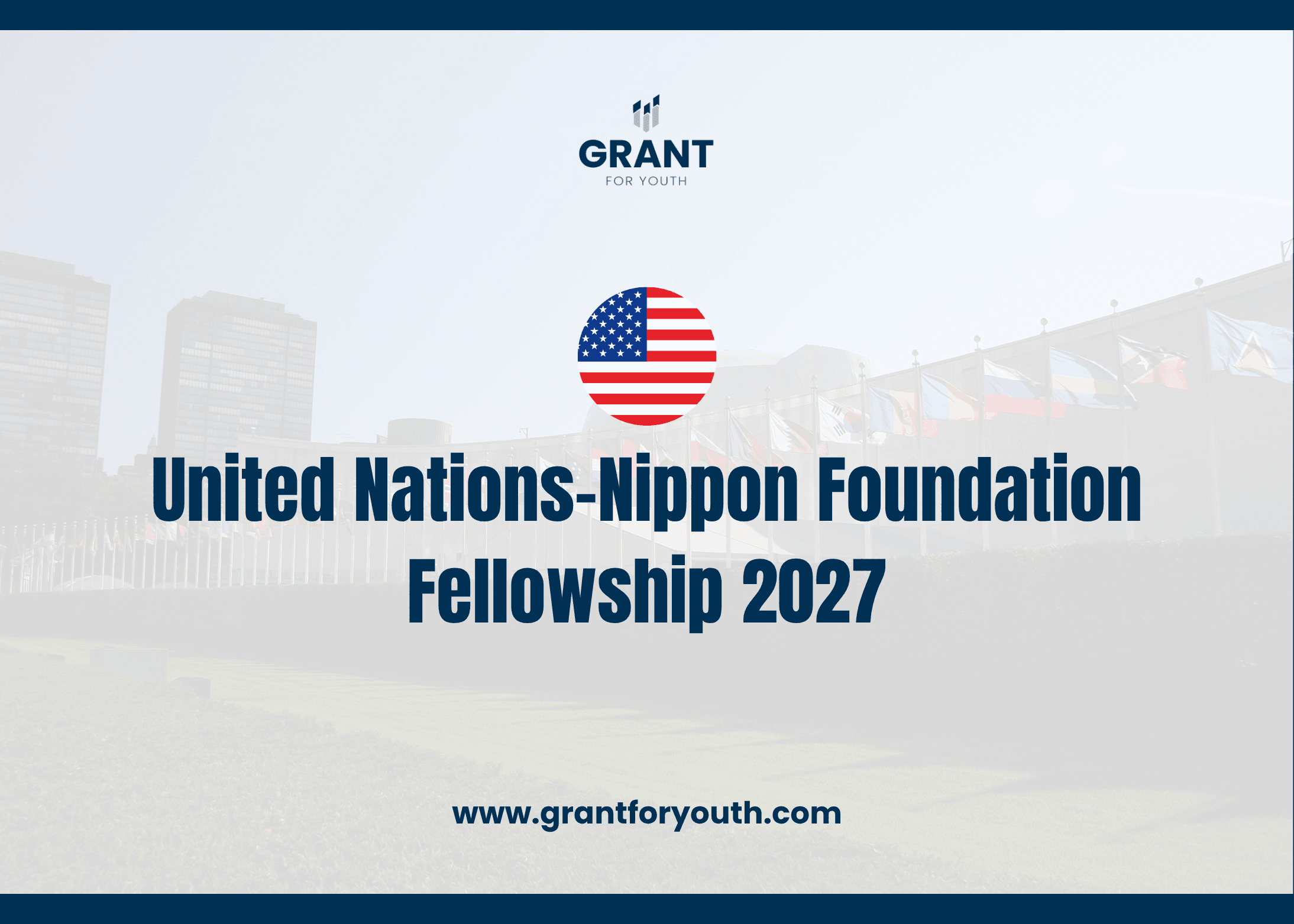 United Nations–Nippon Foundation Fellowship 2027
