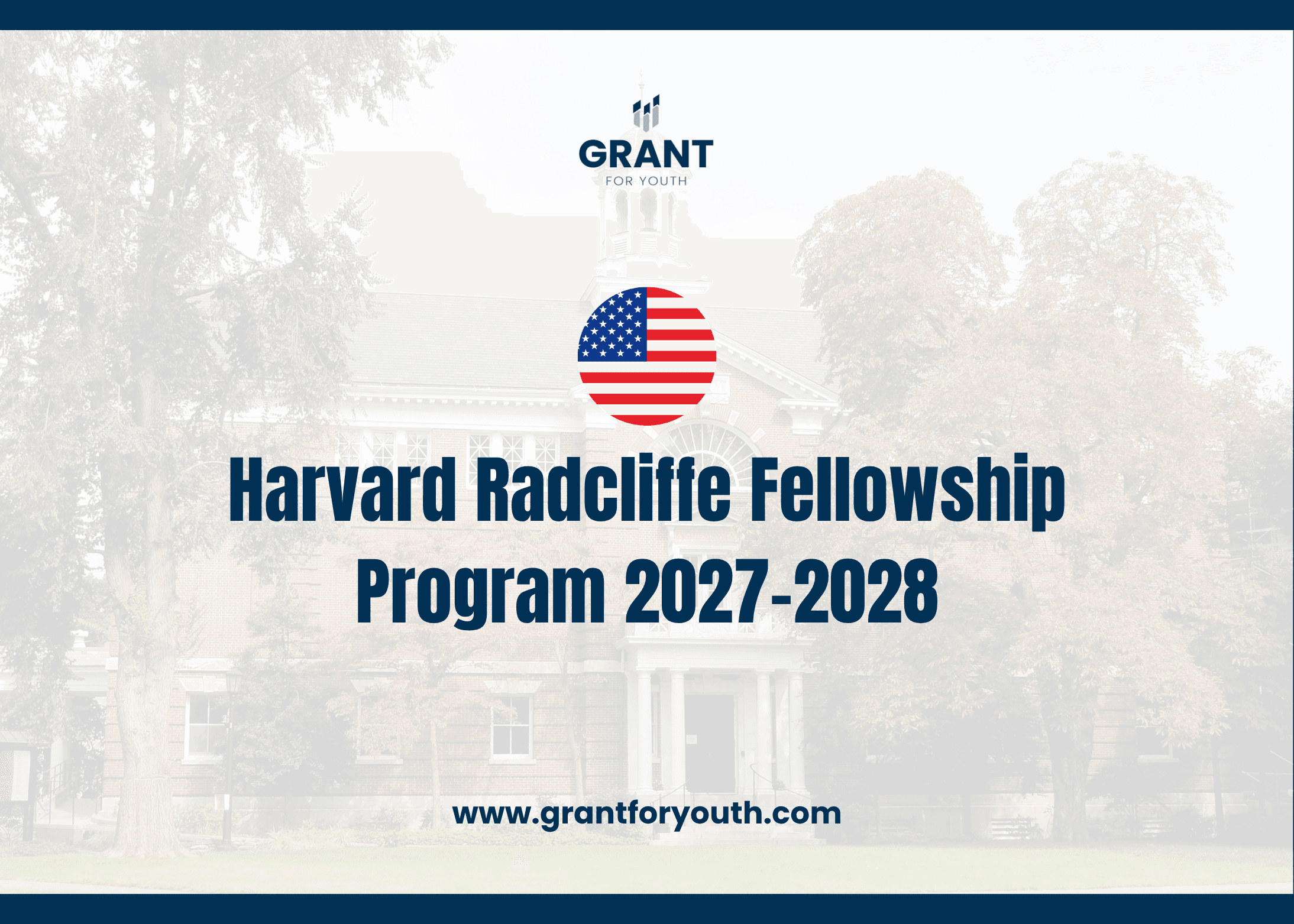 Harvard Radcliffe Fellowship Program 2027–2028